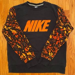 Nike Sweatshirt Camo Sleeves